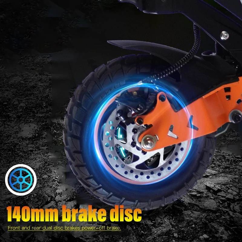 GELEIPU Z1 10" All-Terrain Electric Scooter 1200W Motor 48V 20Ah Battery