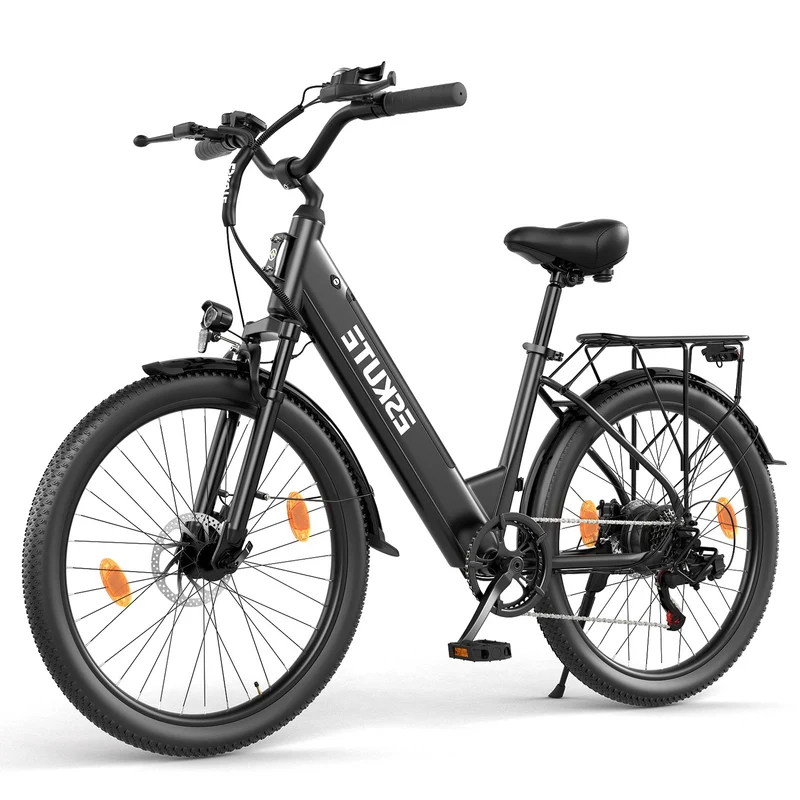 ESKUTE C100 Plus 26" Commuter Electric Bike 250W Motor 36V 13Ah Battery