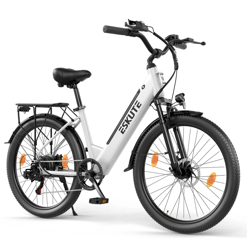 ESKUTE C100 Plus 26" Commuter Electric Bike 250W Motor 36V 13Ah Battery