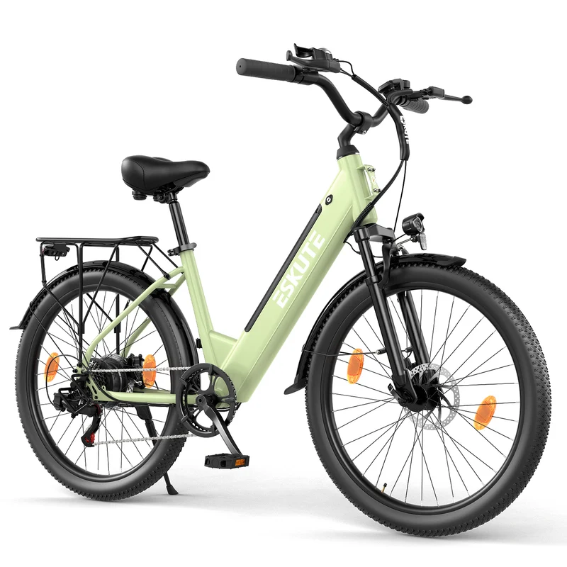 ESKUTE C100 Plus 26" Commuter Electric Bike 250W Motor 36V 13Ah Battery
