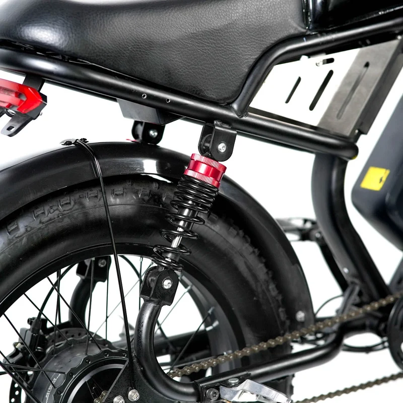 GLEERIDE MIX 66 20" Retro Moped Style Electric Bike 1200W Peak Motors 48V 16Ah Battery