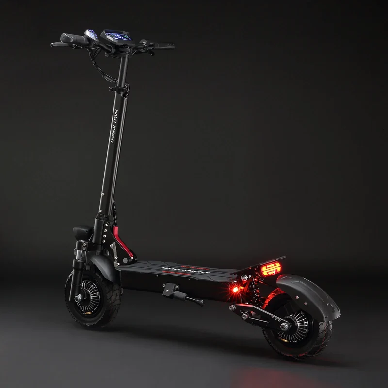 HALO KNIGHT T104(2025) 10" Off-Road Electric Scooter 2*1200W Motor 52V 21Ah Battery