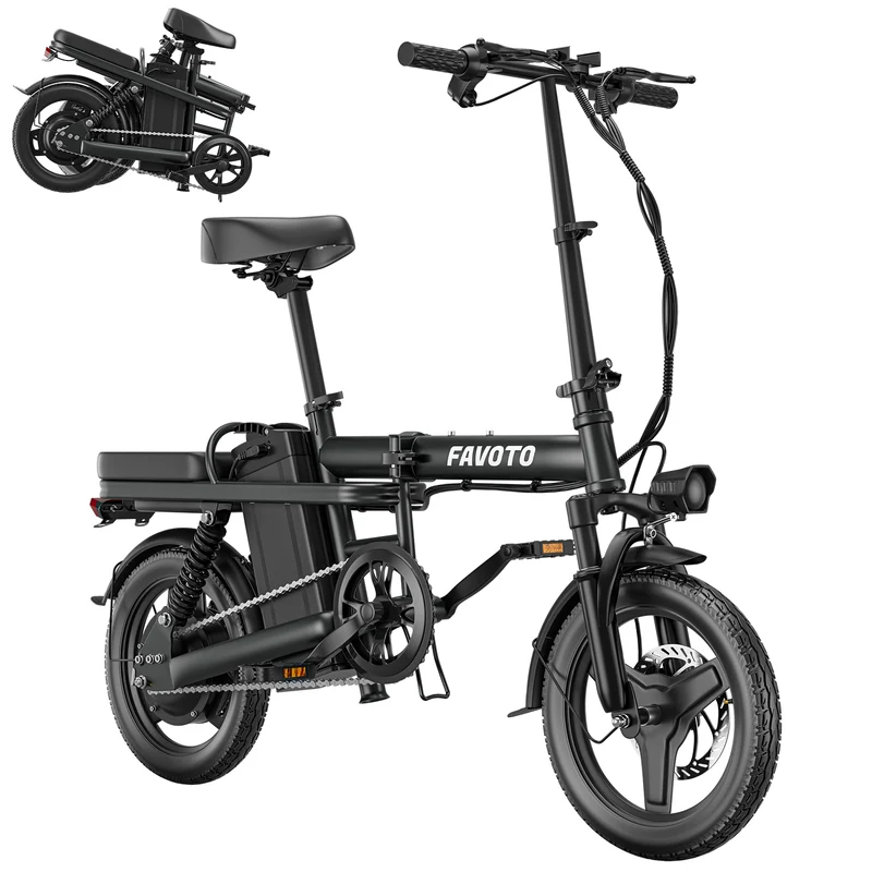 MEELOD Z9-3 14" Mini Folding Electric Bike 750W Peak Motor 48V 20.8Ah Battery