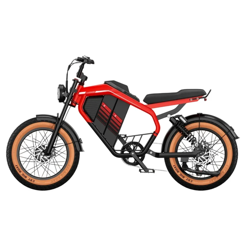 LUCKEEP M5 Ultra 20" Off Road Electric Bike 2*1000W Dual Motors 52V 20Ah+20Ah Battery(EU Version)