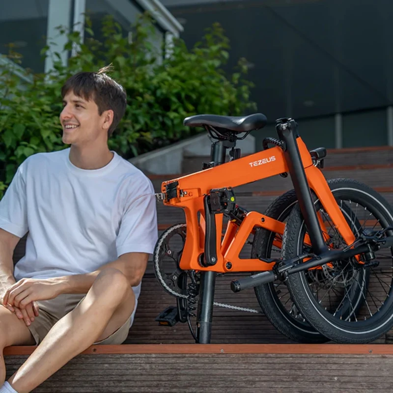 TEZEUS Swift 20" Folding Electric Bike 250W Motor 36V 7Ah Battery