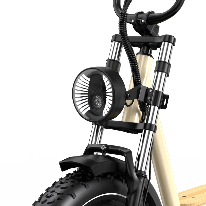 ONESPORT W77 20" Retro Electric Bike 500W Motor 48V 18Ah Battery