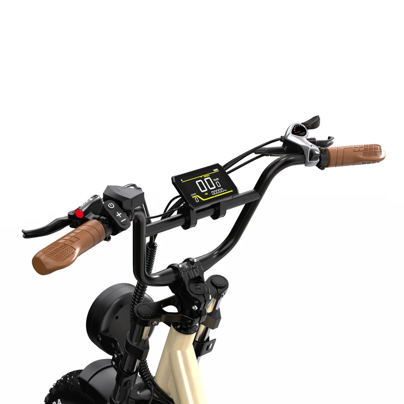 ONESPORT W77 20" Retro Electric Bike 500W Motor 48V 18Ah Battery