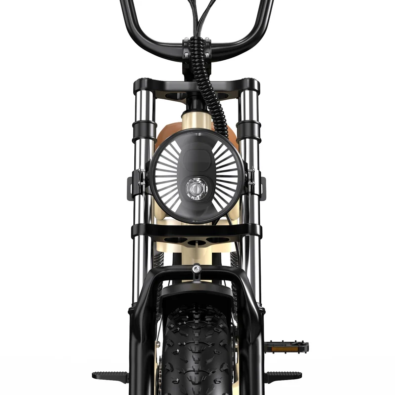 ONESPORT W77 20" Retro Electric Bike 500W Motor 48V 18Ah Battery
