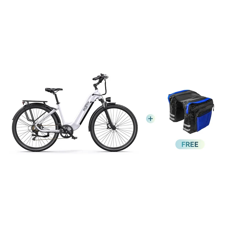 ONESPORT OT05 Pro 27.5" City Electric Bike 250W Motor 36V 22.5Ah Battery Support App