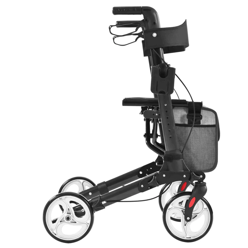 METRO MOBILITY M931 4-Wheel Rollator Walker with Seat & Basket