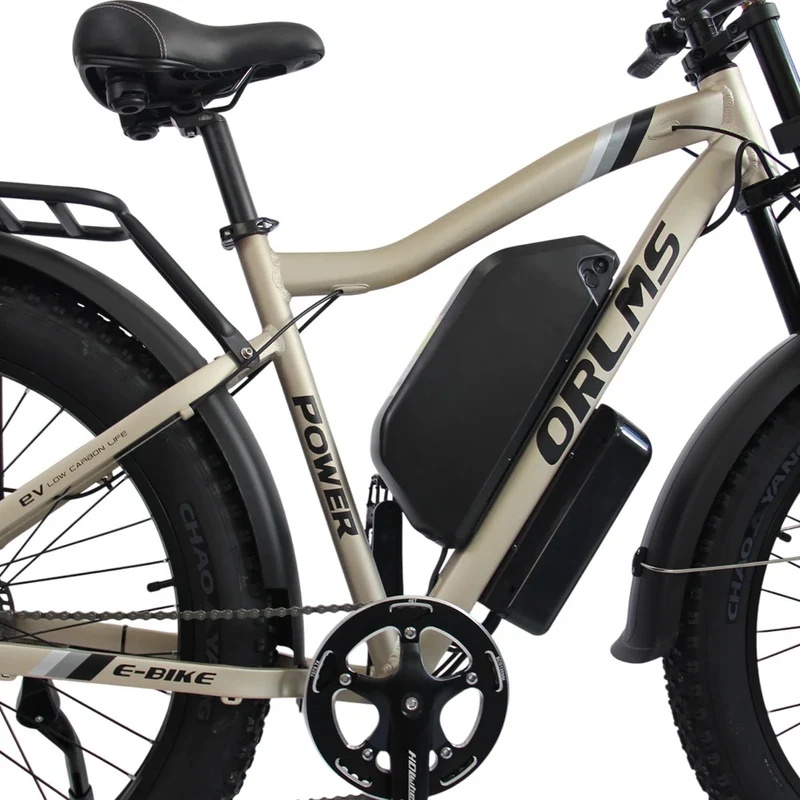 ORLMS MX500 26" Fat Tire Mountain Electric Bike 2000W Dual Motor 52V 25Ah Battery (EU Version)
