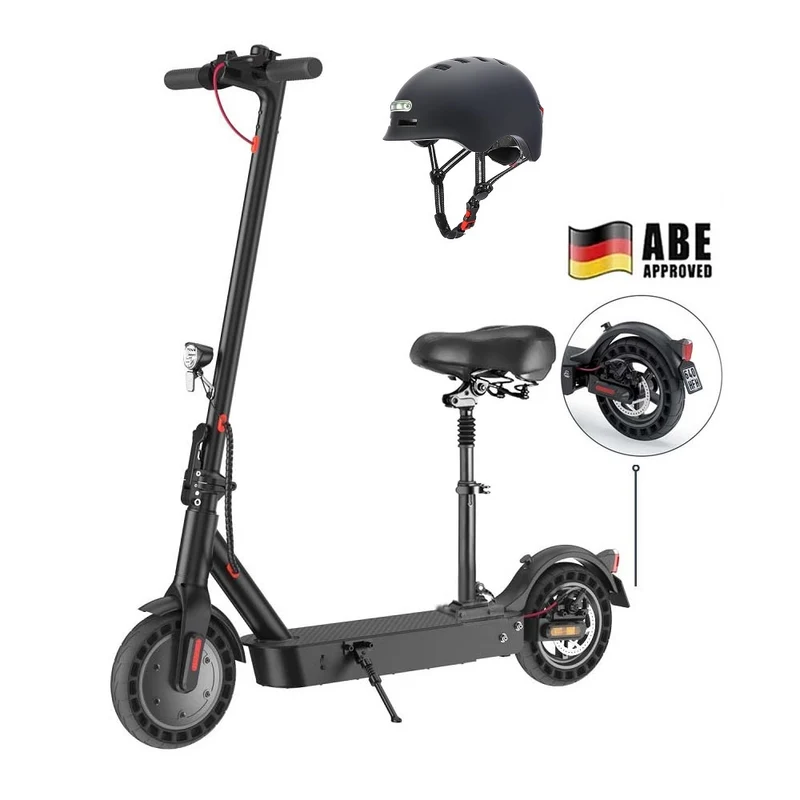 E9MAX E-Scooter Mit Sitz (ABE, eKFV)