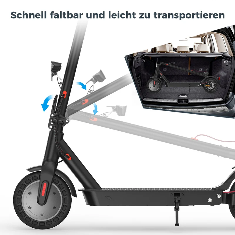 E9TMAX E-Scooter Mit Federung