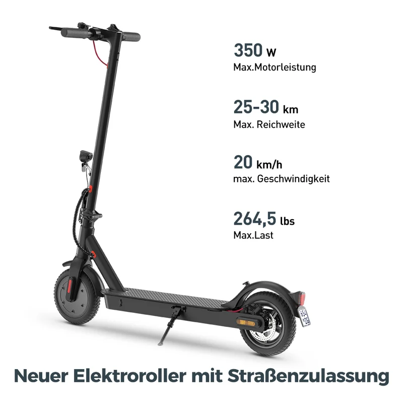 E9pro E-Scooter mit Straßenzulassung für Pendler