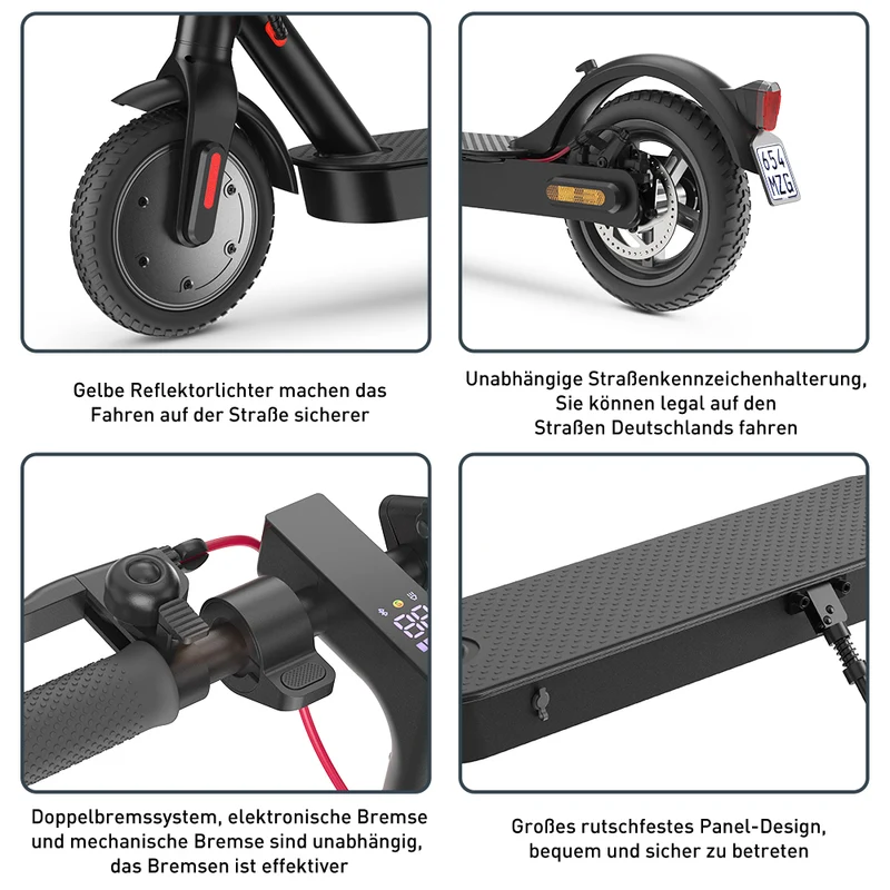 E9pro E-Scooter mit Straßenzulassung für Pendler