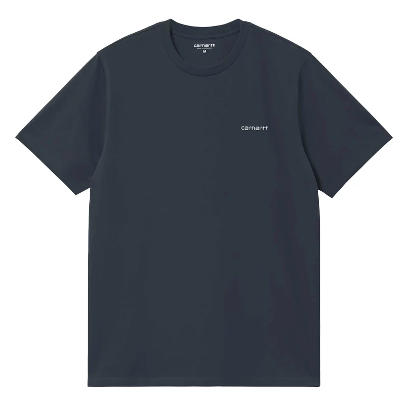 T-Shirt Ss Script Embroidery