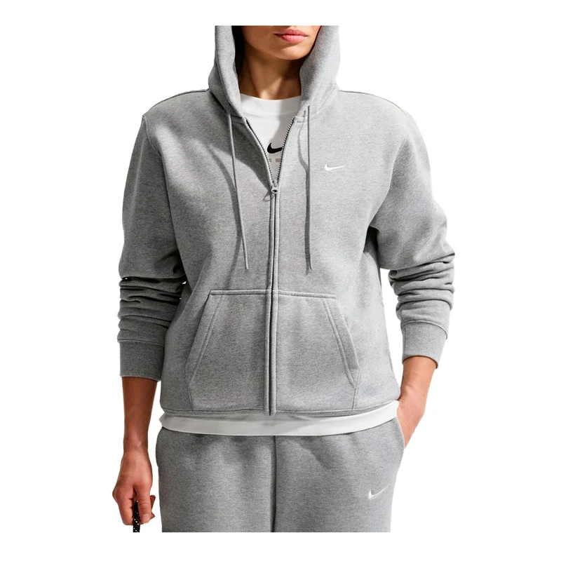 Felpa Full zip Con Cappuccio Studio Donna