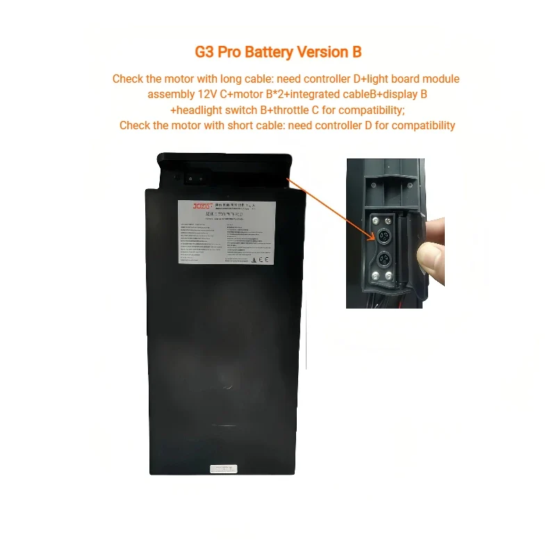 Kukirin Monopattino elettrico G3 Pro con batteria al litio, versione B