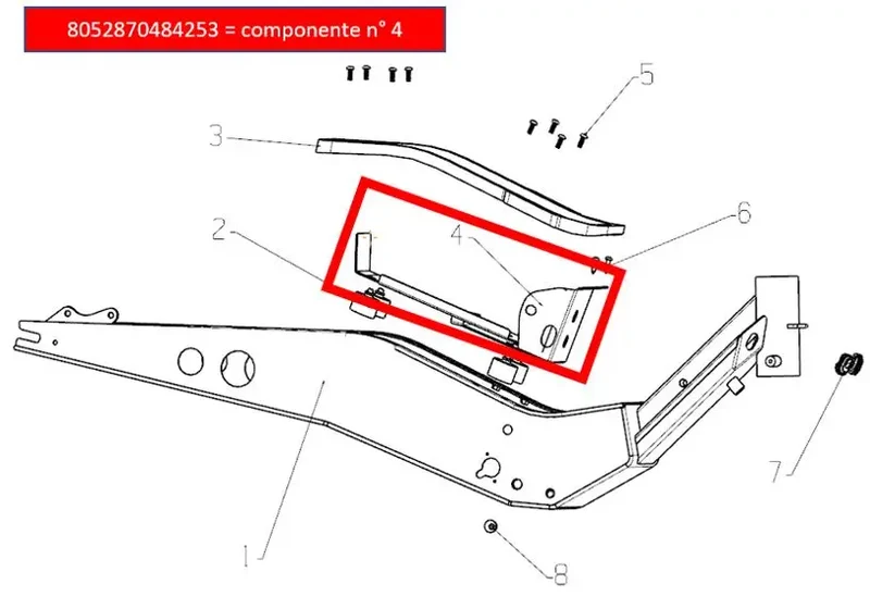 VANO DELLA BATTERIA per Monopattino Elettrico DUCATI SCRAMBLER CROSS-E