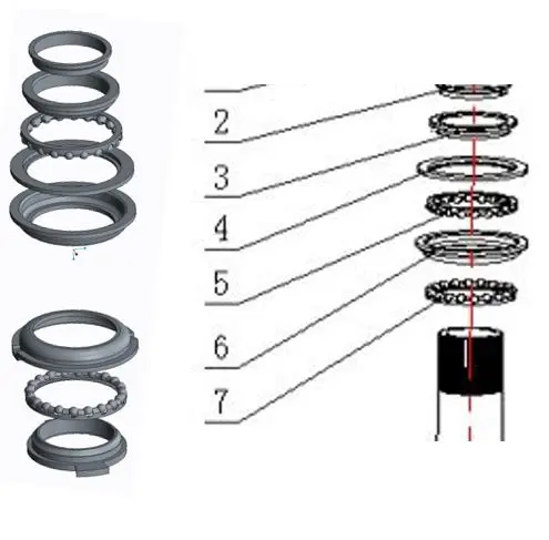 SET COMPONENTE PIANTONE per Monopattino elettrico ARGENTO ACTIVE EVO