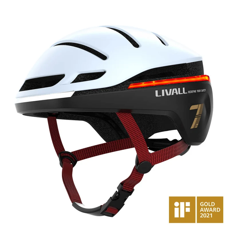 Livall EVO21 Smart Helmet White