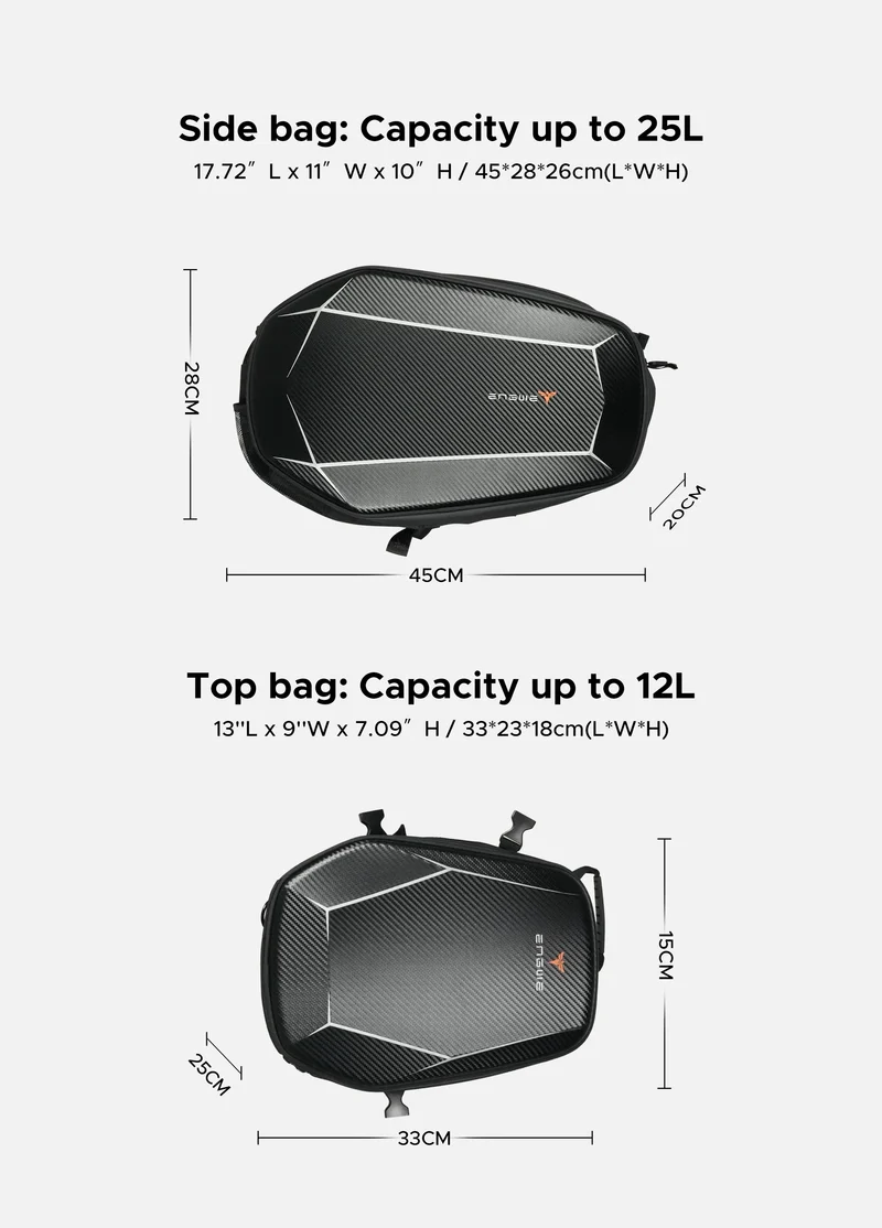 ENGWE Borsa Posteriore per bici 3 in 1