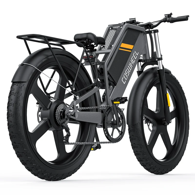 COSWHEEL T26 26" All-Terrain Electric Bike Peak 1500W Motor 48V 25Ah Battery