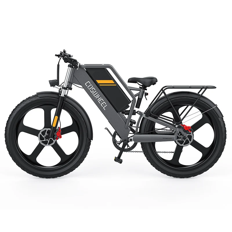 COSWHEEL T26 26" All-Terrain Electric Bike Peak 1500W Motor 48V 25Ah Battery