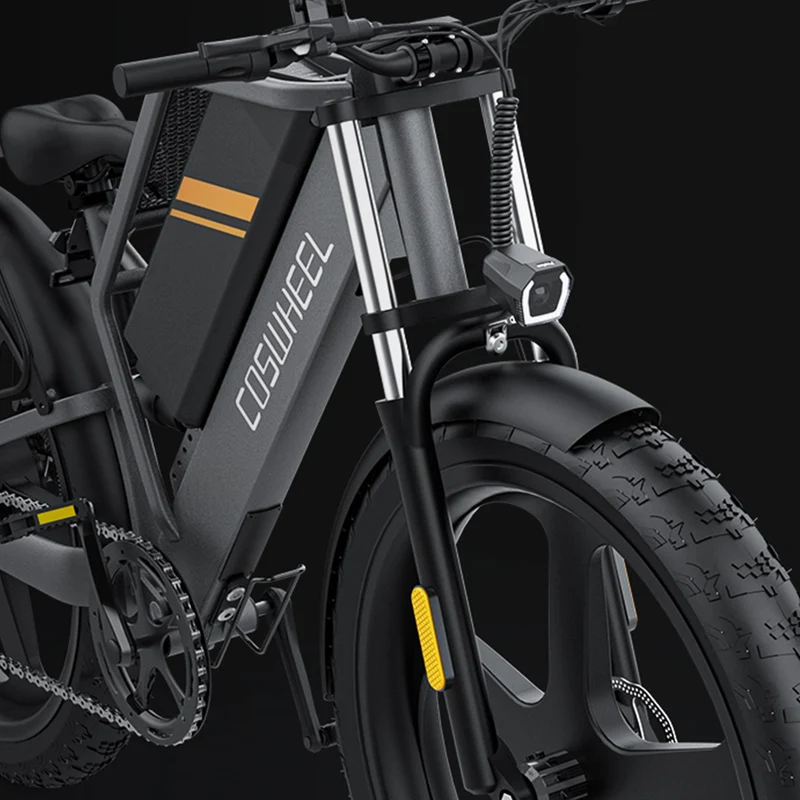 COSWHEEL T26 26" All-Terrain Electric Bike Peak 1500W Motor 48V 25Ah Battery