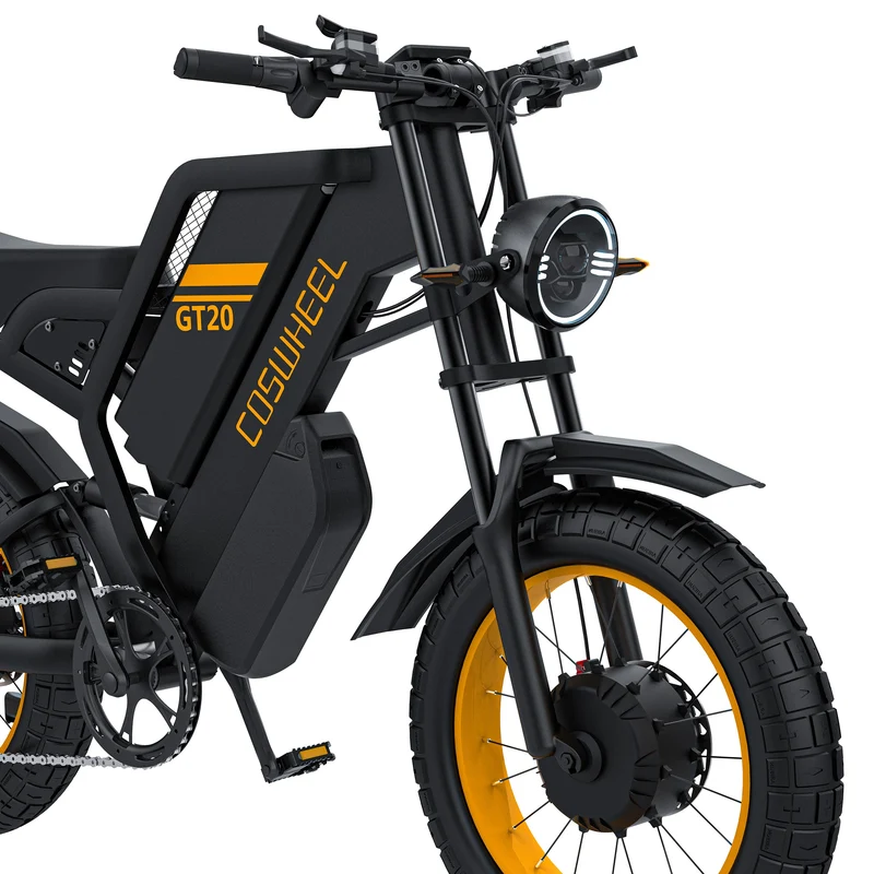 COSWHEEL GT20 Pro 20" Off Road Electric Bike 2*1000W Dual Motor 48V 40Ah Battery