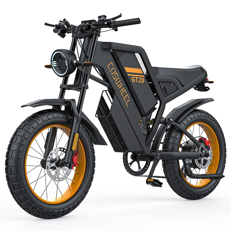 COSWHEEL GT20 20" Off Road Electric Bike 1000W Motor 48V 25Ah Battery