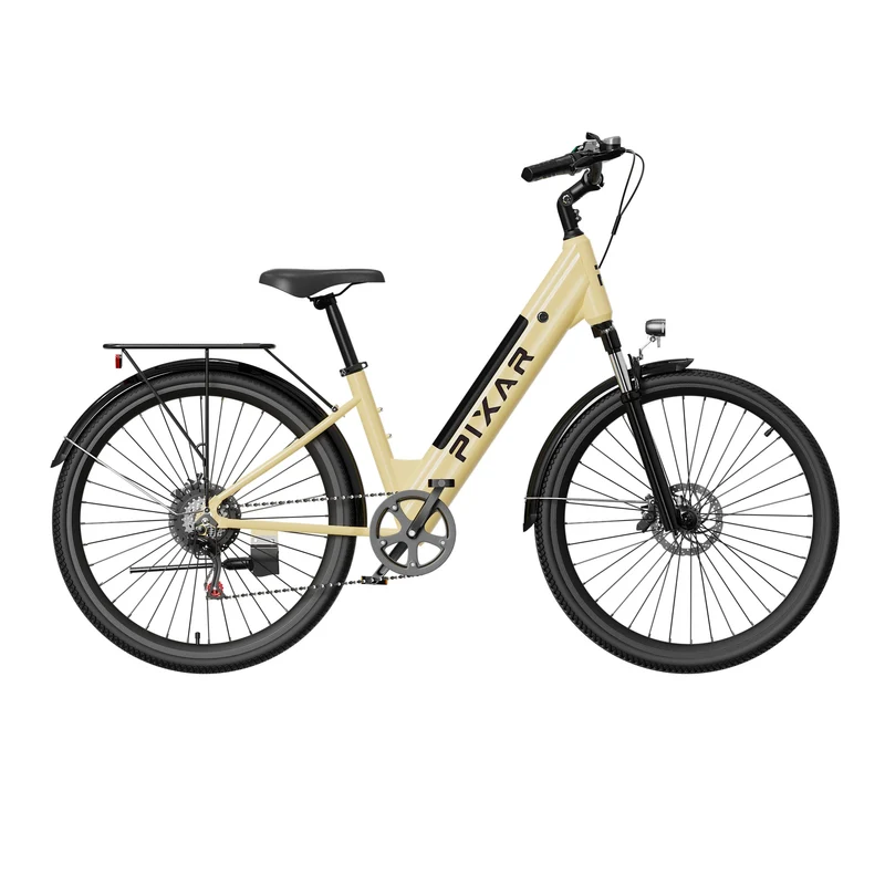 PIXAR Cruiser 27.5" City Electric Bike 250W Motor 36V 12.8Ah Battery