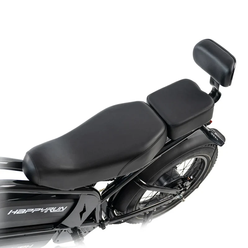 HAPPYRUN G70 Pro 20" Electric Cargo Bike 5000W Peak Dual Motor 48V 15Ah+18Ah Dual Batteries