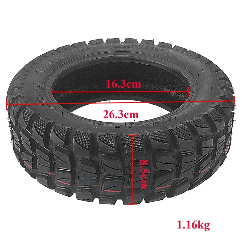 Pneumatico TUOVT Tubeless OffRoad 11X3 90/65-6.5 per KuKirin M5 Pro Anteriore/BOYUEDA e altri