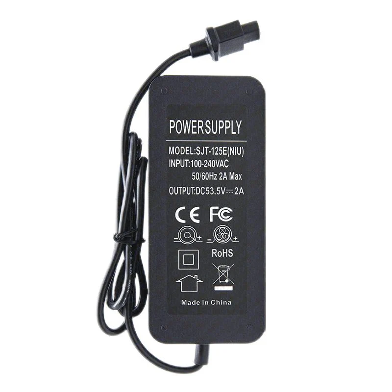 Carica batteria 53.5V 2A per monopattino elettrico NIU