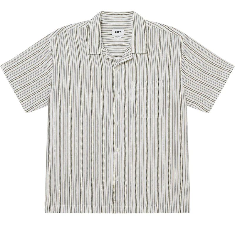 Camicia Ss Relaxed Fit Evans Woven