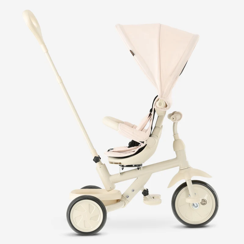 Triciclo Adventurer con manubrio di spinta Sand