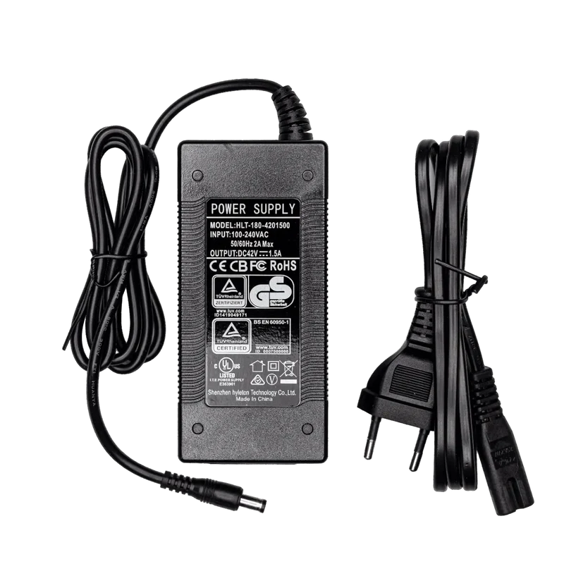CARICATORE 42V, 1.5A per Monopattino APRILIA E-SR II