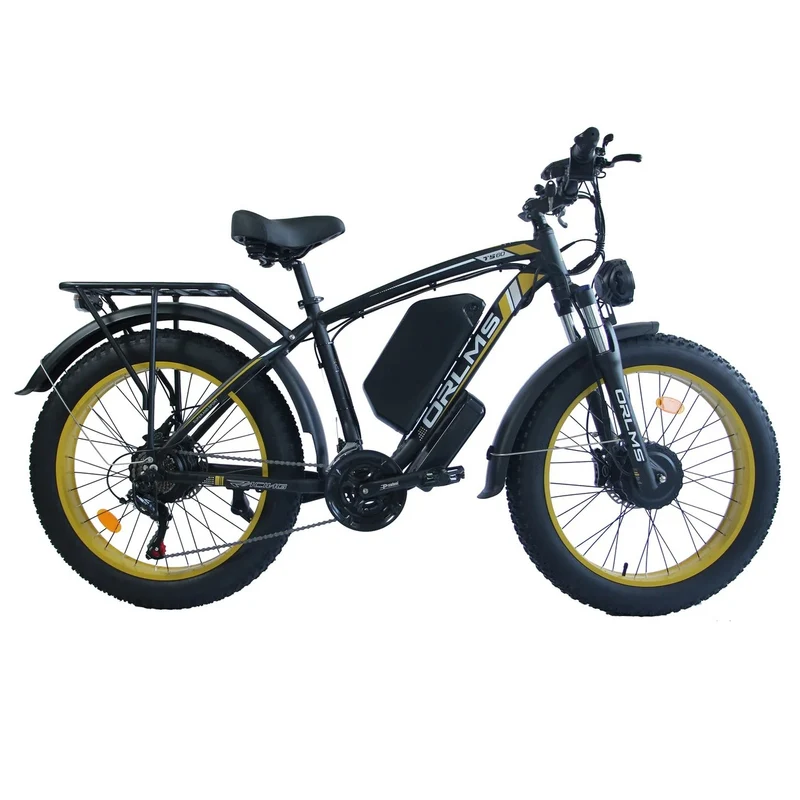 ORLMS TS60 26"Fat tire E-Cross Bike 2000W Dual Motors 60V 25Ah Battery