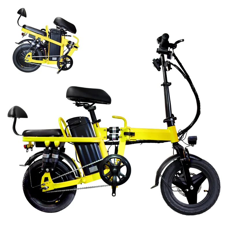 GLEERIDE A9 14" Mini Folding Electric Bike 750W Peak Motor 48V 15Ah Battery