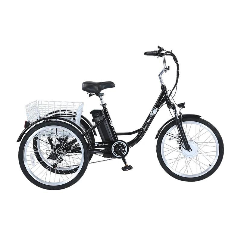 GOGOBEST GF100 24" Electric City Tricycle Cargo Ebike 350W Motor 36V 15Ah/20Ah Battery