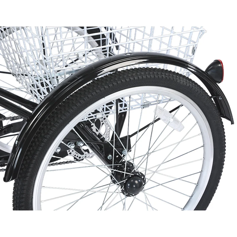 GOGOBEST GF100 24" Electric City Tricycle Cargo Ebike 350W Motor 36V 15Ah/20Ah Battery