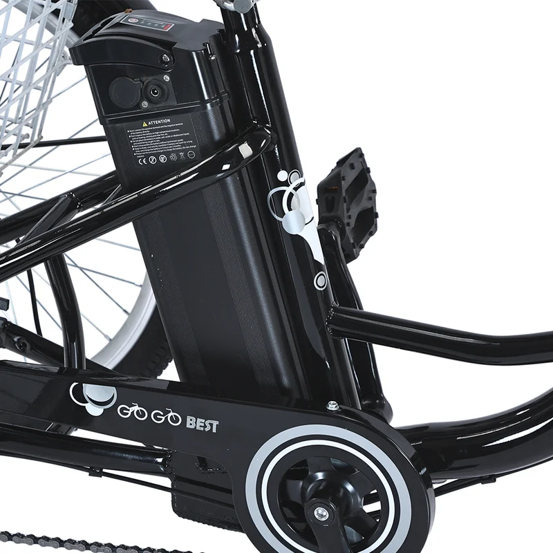 GOGOBEST GF100 24" Electric City Tricycle Cargo Ebike 350W Motor 36V 15Ah/20Ah Battery
