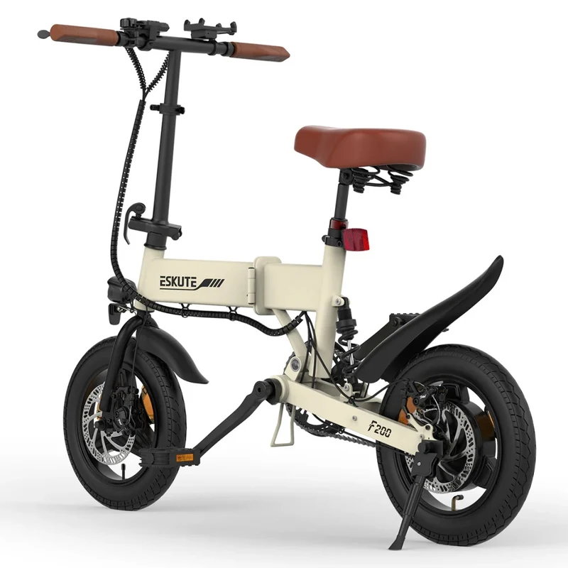 ESKUTE F200 14" Mini Folding Electric Bike 250W Motor 36V 7.8Ah Battery