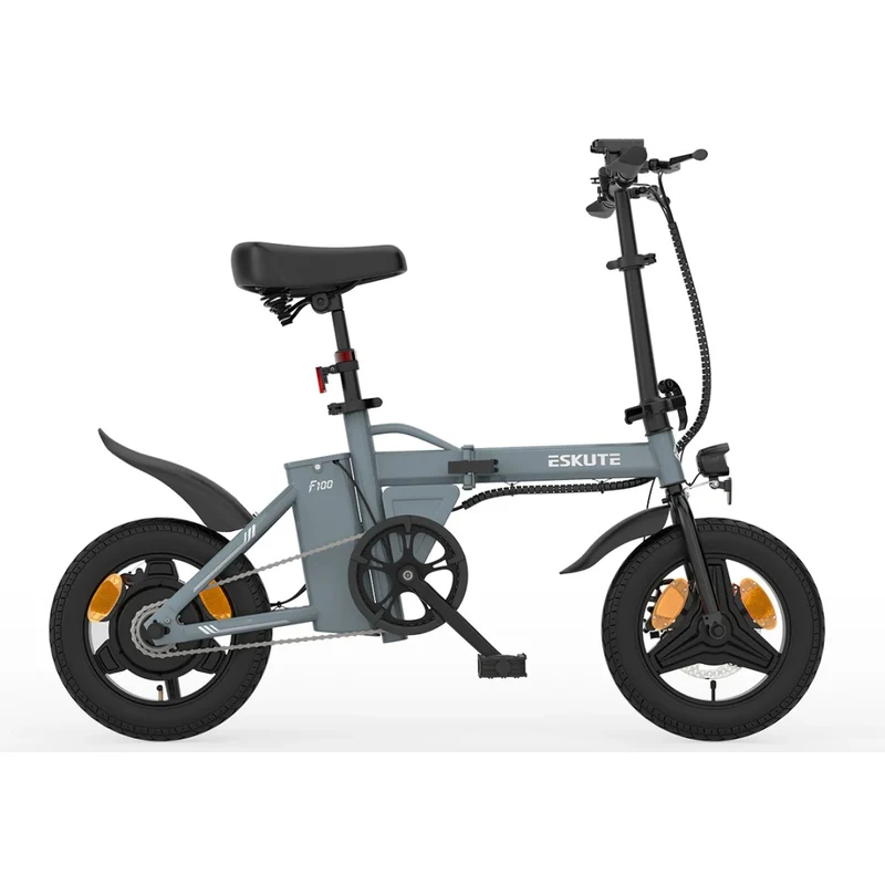 ESKUTE F100 14" Mini Folding Electric Bike 250W Motor 36V 9Ah Battery