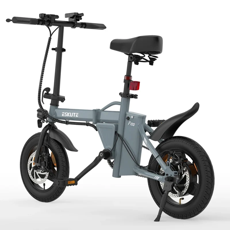 ESKUTE F100 14" Mini Folding Electric Bike 250W Motor 36V 9Ah Battery