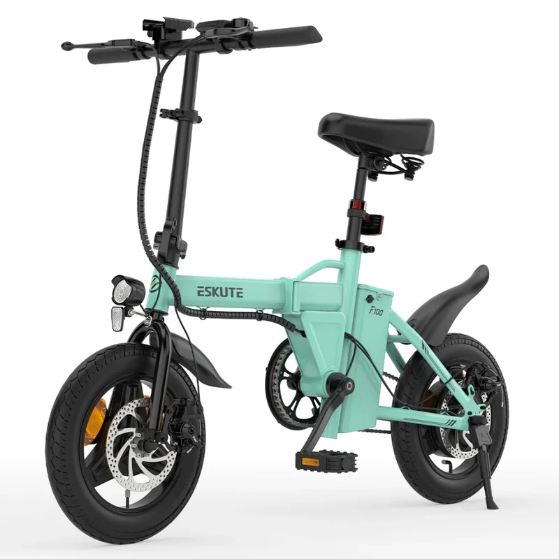 ESKUTE F100 14" Mini Folding Electric Bike 250W Motor 36V 9Ah Battery