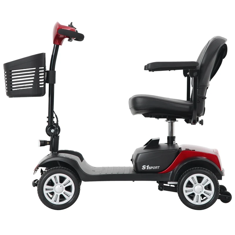 SWEETRICH S1 SPORT 9" 4 Wheel Electric Mobility Scooter 300W Motor 24V 12Ah Battery (German Version)