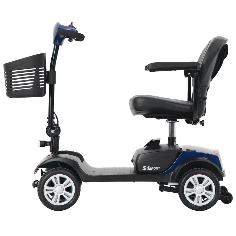 SWEETRICH S1 SPORT 9" 4 Wheel Electric Mobility Scooter 300W Motor 24V 12Ah Battery (German Version)