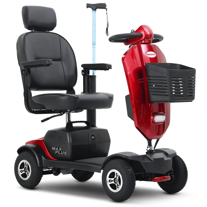 SWEETRICH MAX PLUS 9" 4 Wheel Electric Mobility Scooter 300W Motor 24V 20Ah Battery (German Version)